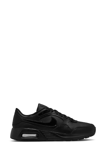 Nike Black Air Max SC Leather Trainers