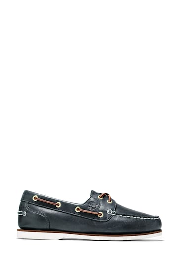Timberland Blue Classic 2 Eye Boat Shoes