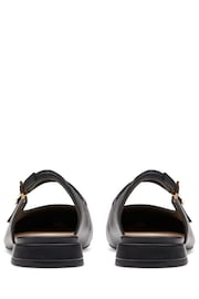 Clarks Black Leather Sensa 15 Sligback Shoes - Image 5 of 7
