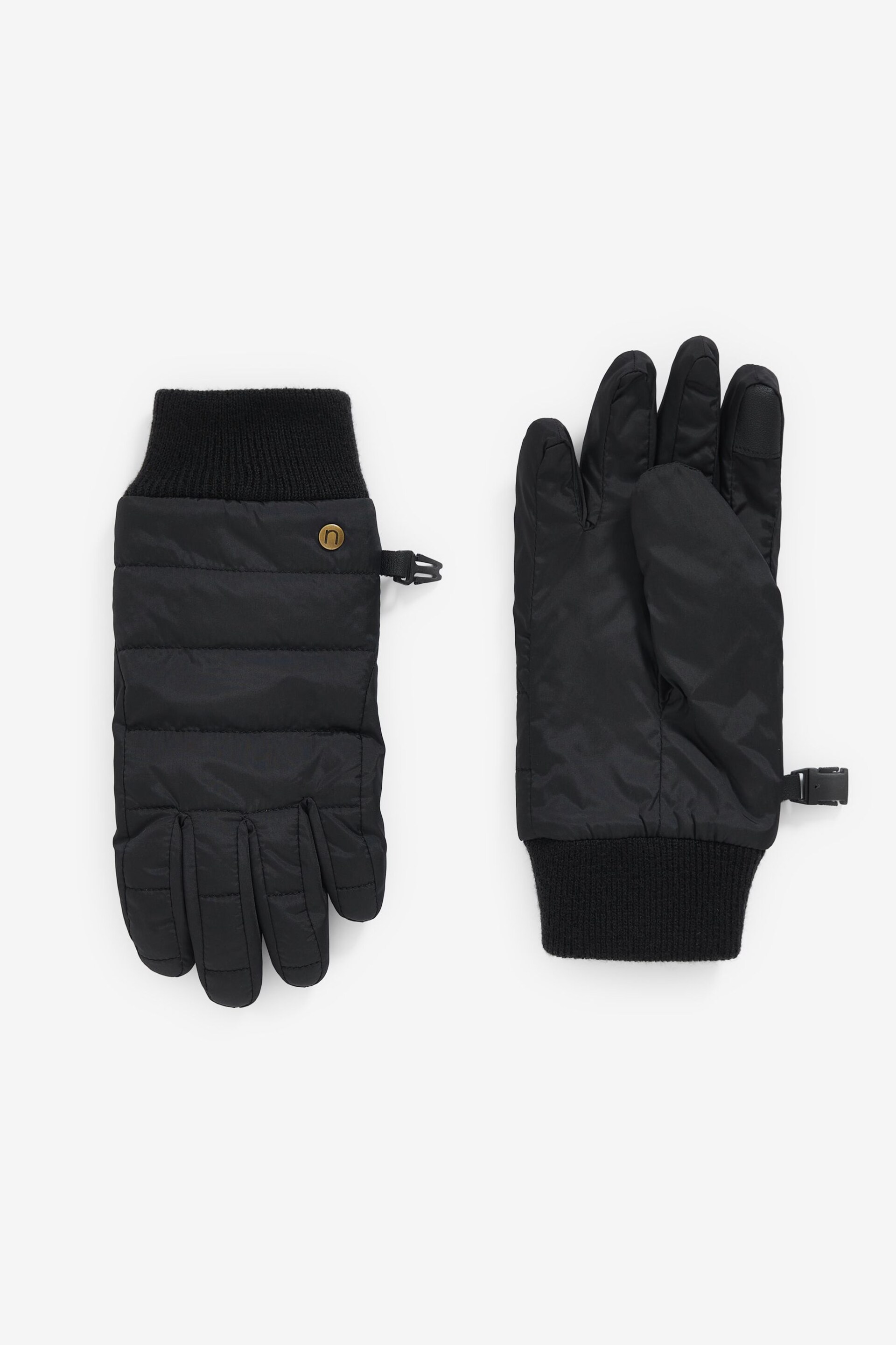Black Squashy Gloves (3-16yrs) - Image 1 of 2