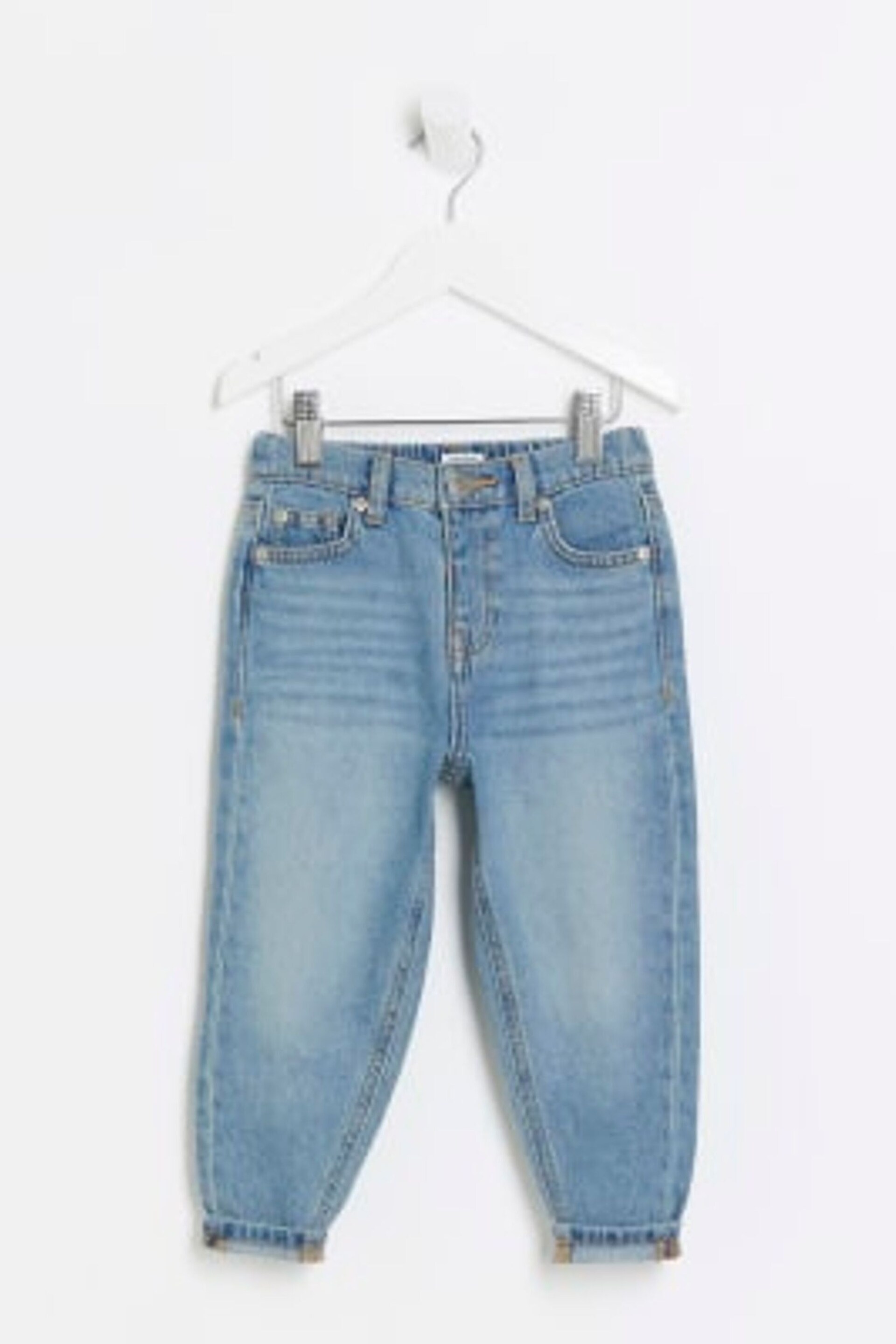 River Island Light Blue Girls Mom Jeans - Image 1 of 3