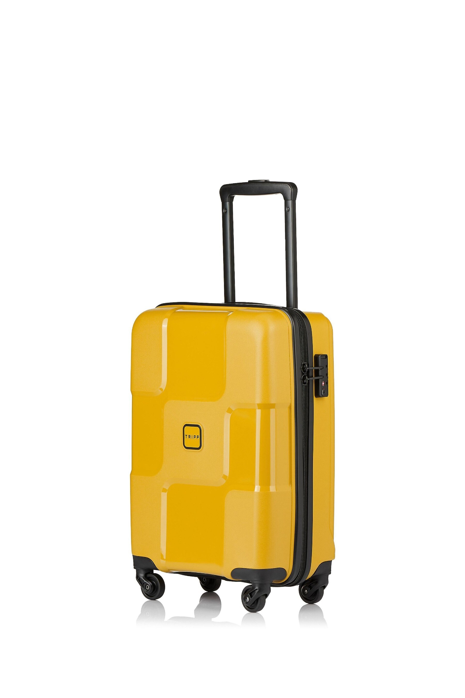 Tripp yellow suitcase top