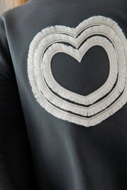 Mint Velvet Grey Heart Sweater Dress - Image 2 of 7