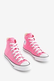 Converse Pink Chuck Taylor All Star Trainers - Image 3 of 6