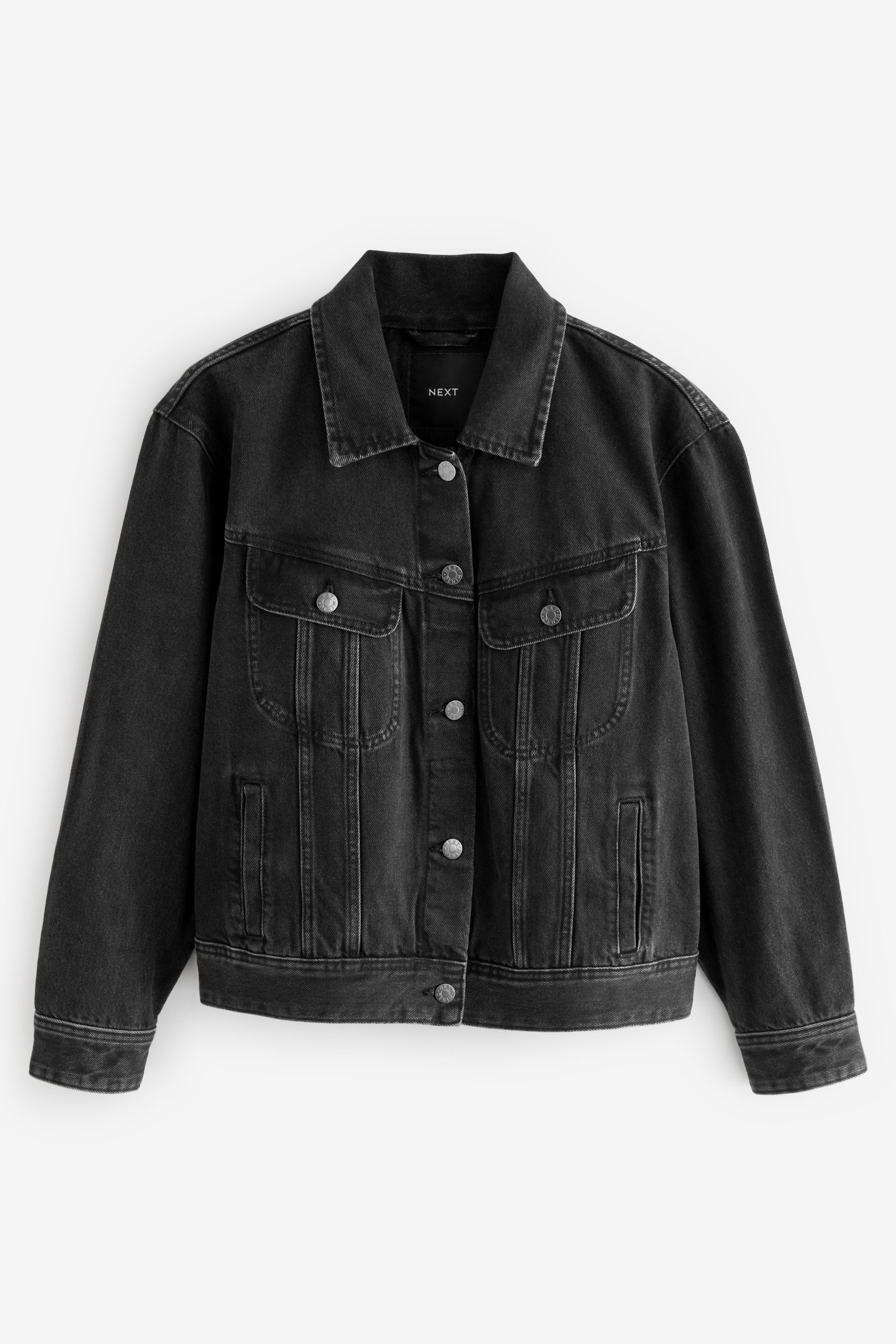 Next oversized denim jacket new arrivals