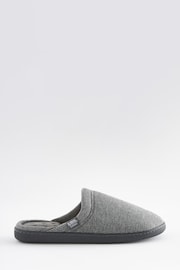 Totes Grey Mens Waffle Mule Slippers - Image 1 of 5