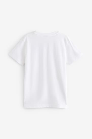 Bowser White Gaming T-Shirt (3-16yrs)