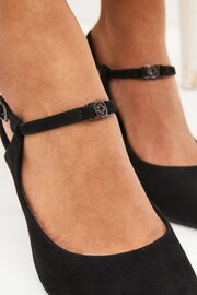 Black Regular/Wide Fit Forever Comfort® With Motionflex Hardware Point Toe Heels - Image 5 of 11