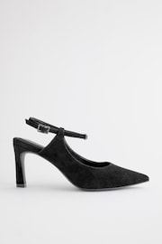 Black Regular/Wide Fit Forever Comfort® With Motionflex Hardware Point Toe Heels - Image 6 of 11