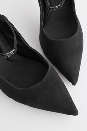 Black Regular/Wide Fit Forever Comfort® With Motionflex Hardware Point Toe Heels - Image 9 of 11