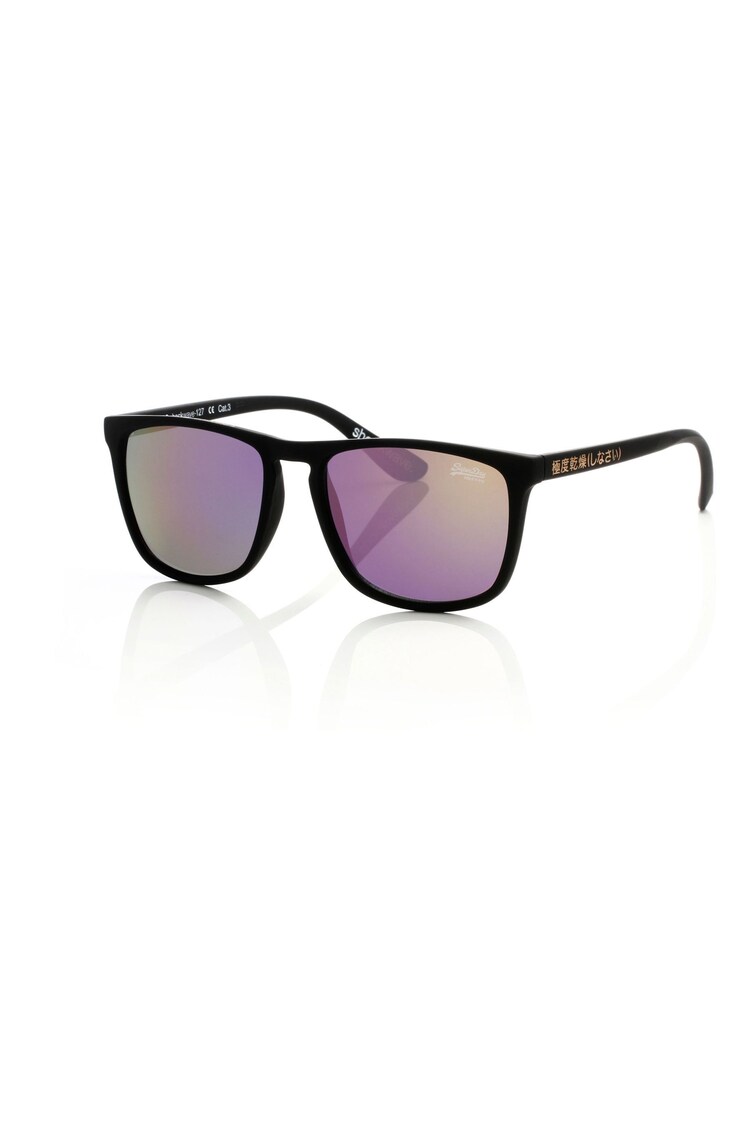 Superdry Black Shockwave Sunglasses - Image 2 of 2