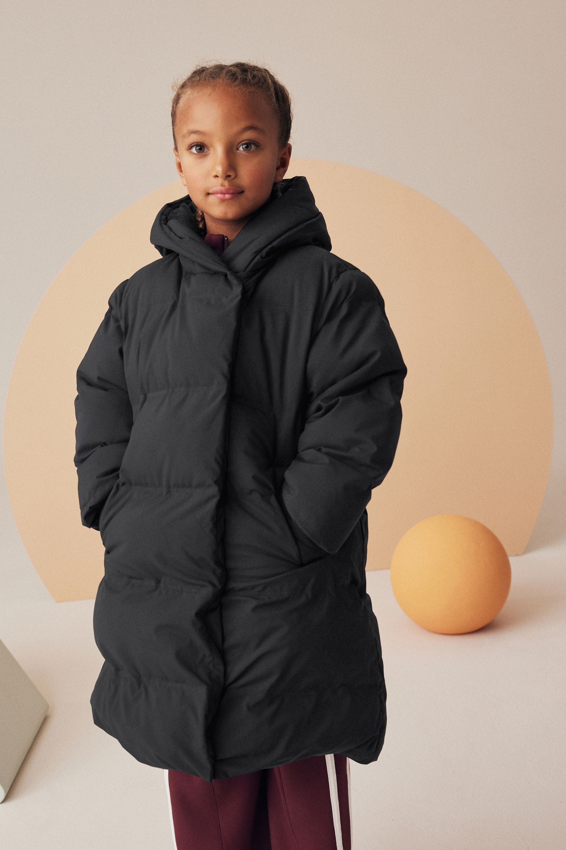 Buy Black Waterproof Heatseal Hooded Padded Coat 3 16yrs from the Next UK online shop