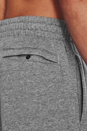 Under Armour Grey/White Under Armour Rival Fleece Tracksuit - Image 6 of 6