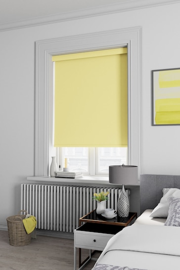 Buttercup Yellow Haig Made To Measure Blackout Roller Blind