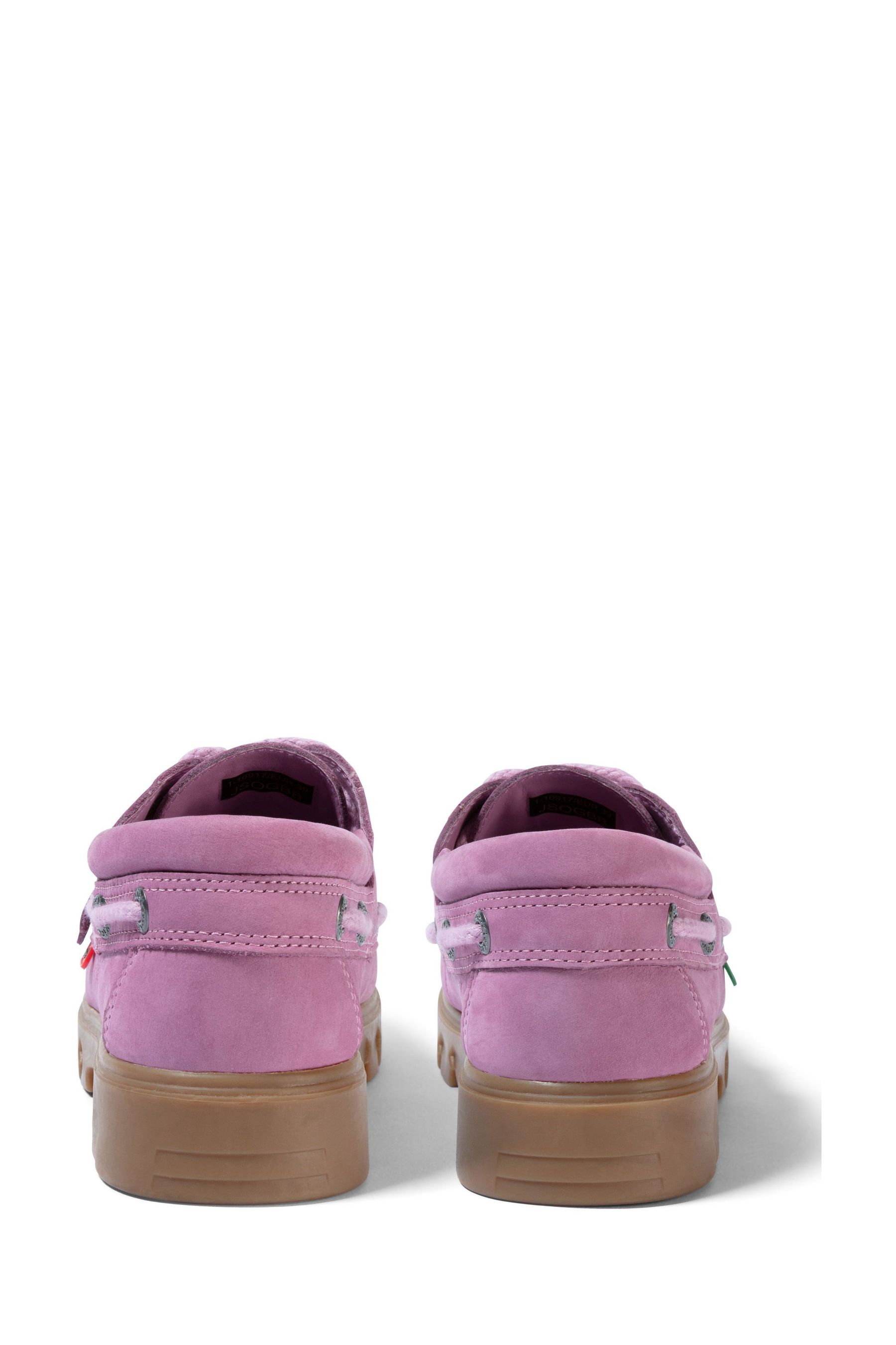 Purple sperry shop shoes