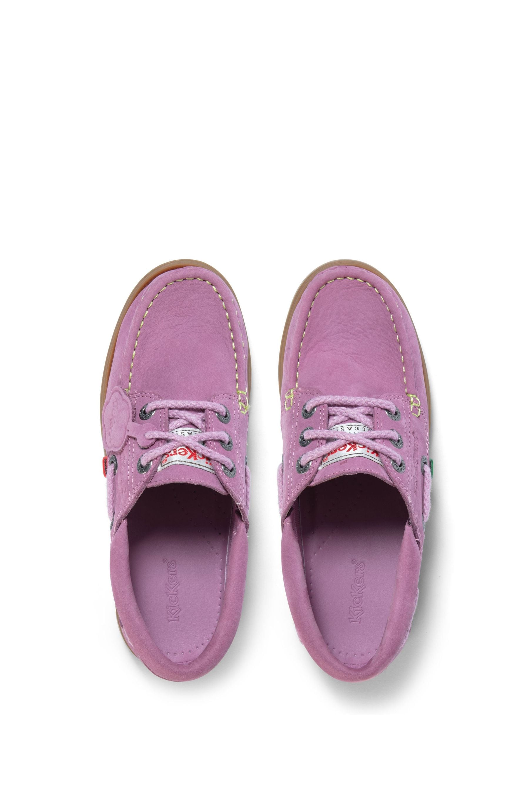 Buy Kickers Purple Lennon Boat Shoes from Next Luxembourg