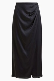 French Connection Inu Satin Midi Wrap Skirt - Image 5 of 5