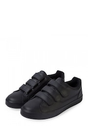 Kickers Black Tovni Hook and Loop Trainers - Image 3 of 8