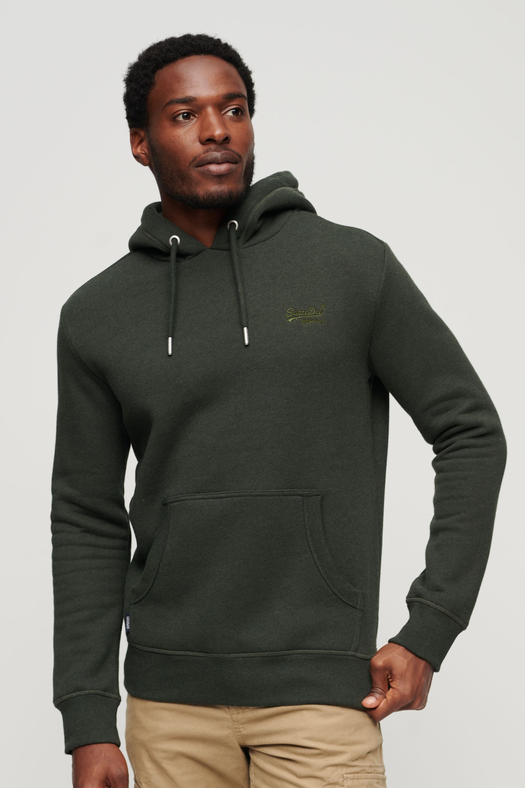 Olive green hoodie discount mens
