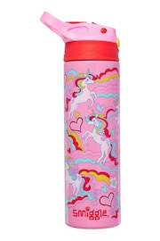 Smiggle Pink Wild Side Insulated Stainless Steel Flip Drink Bottle 520Ml - Image 1 of 2