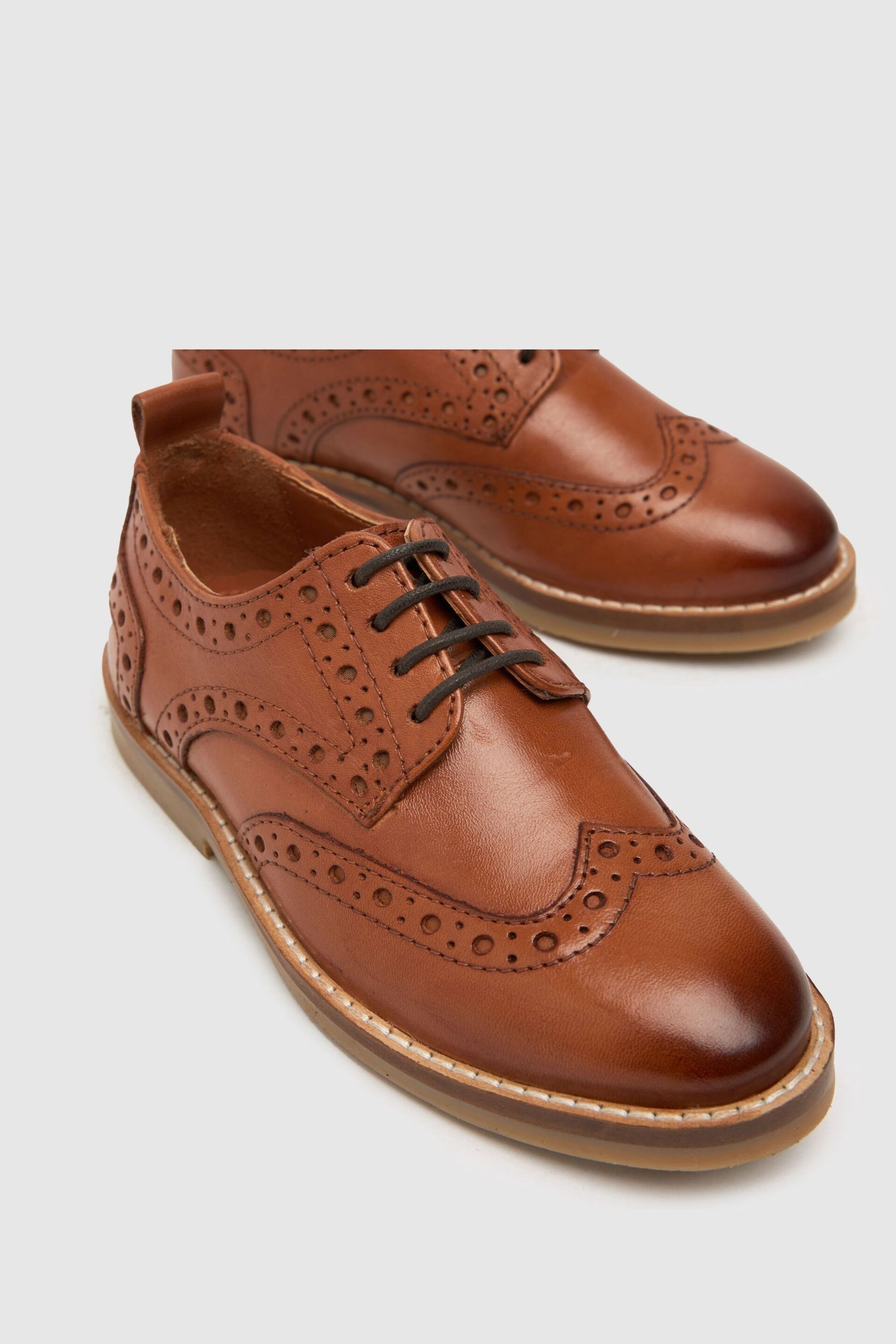 Schuh Law Brown Brogue - Image 4 of 4