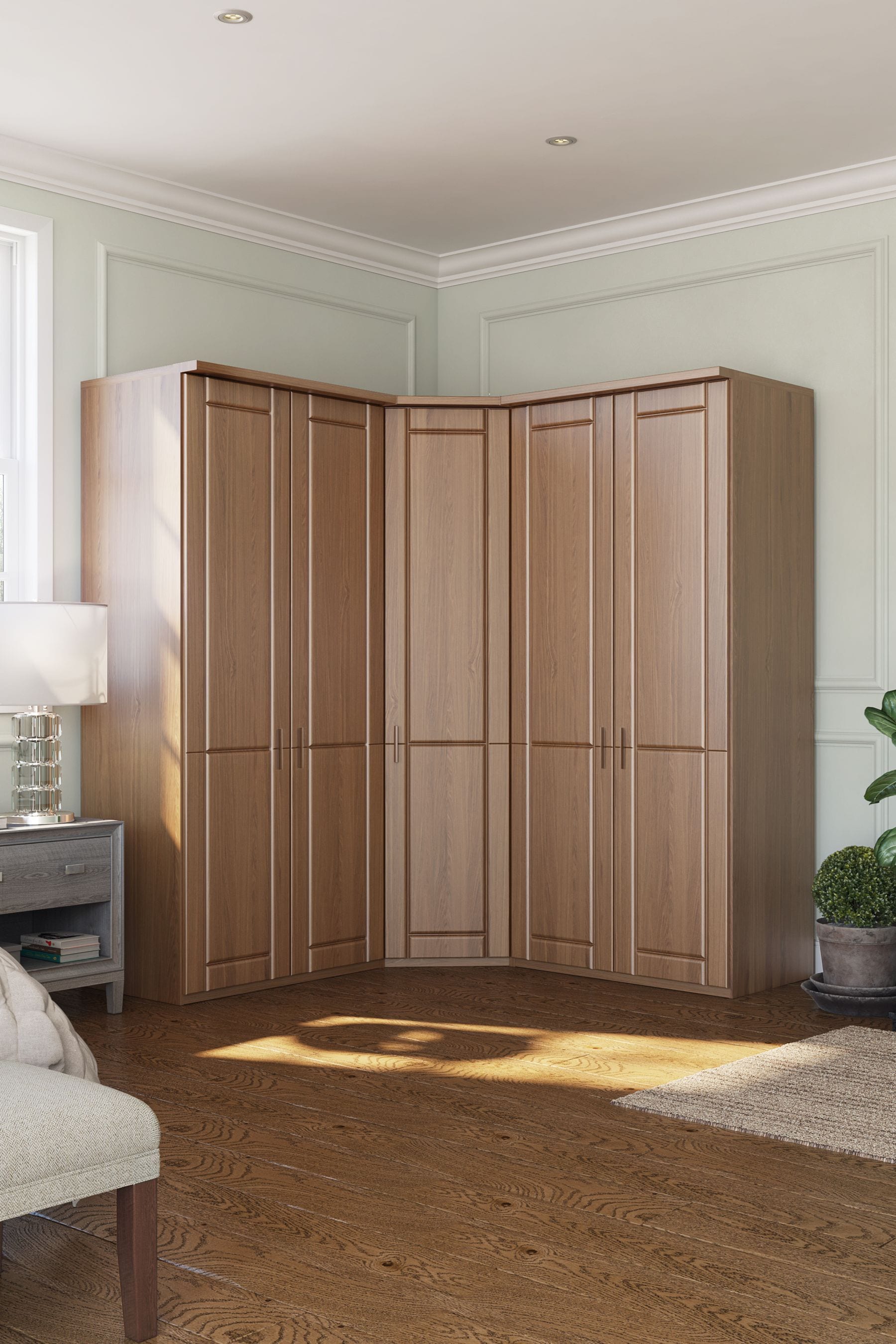 Wiemann clearance corner wardrobe