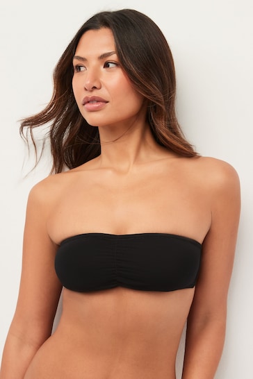 Buy Cotton Rich Bandeau Bras 2 Pack from the Next UK online shop