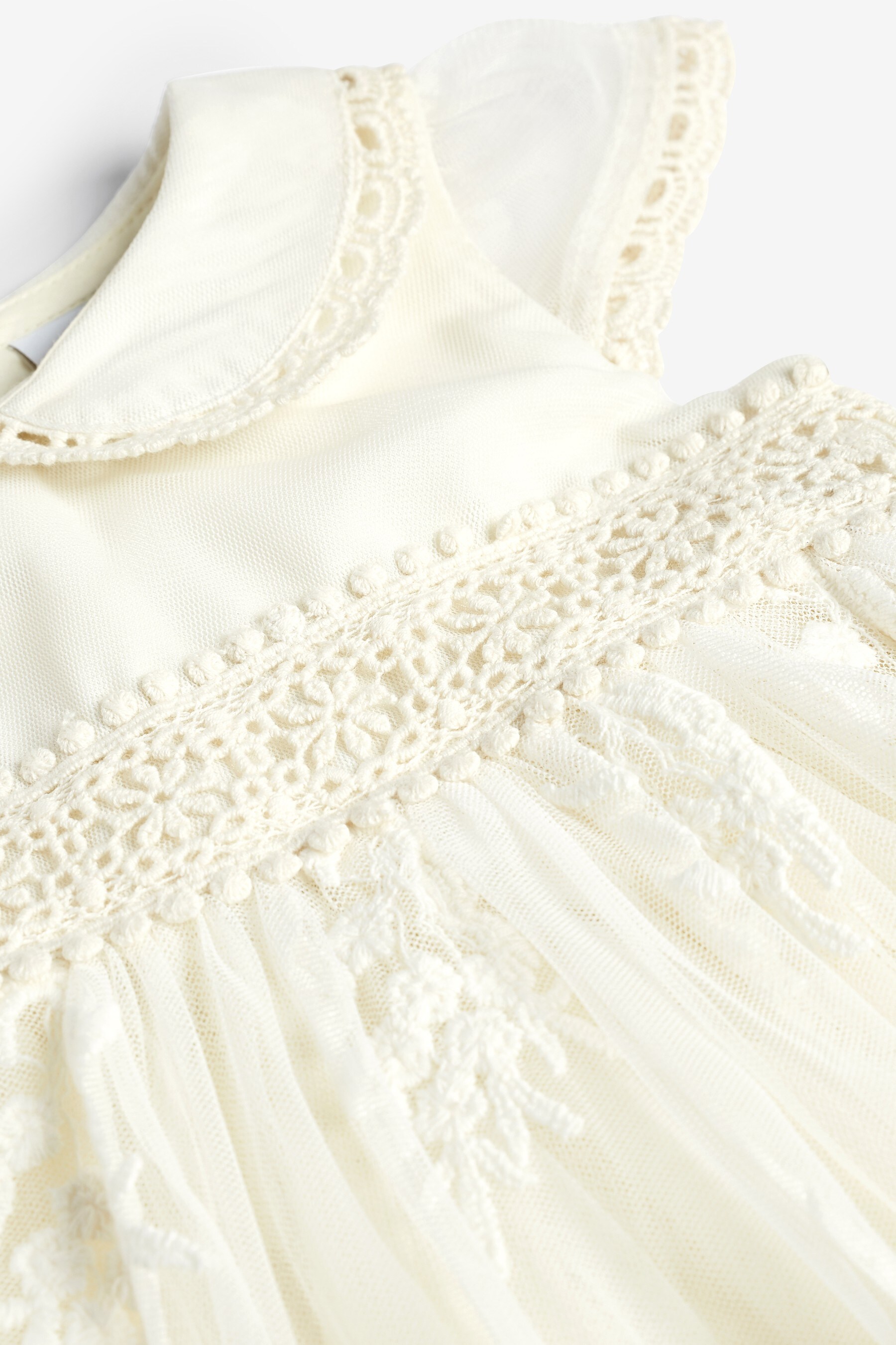 Ecru vintage top occasion dress