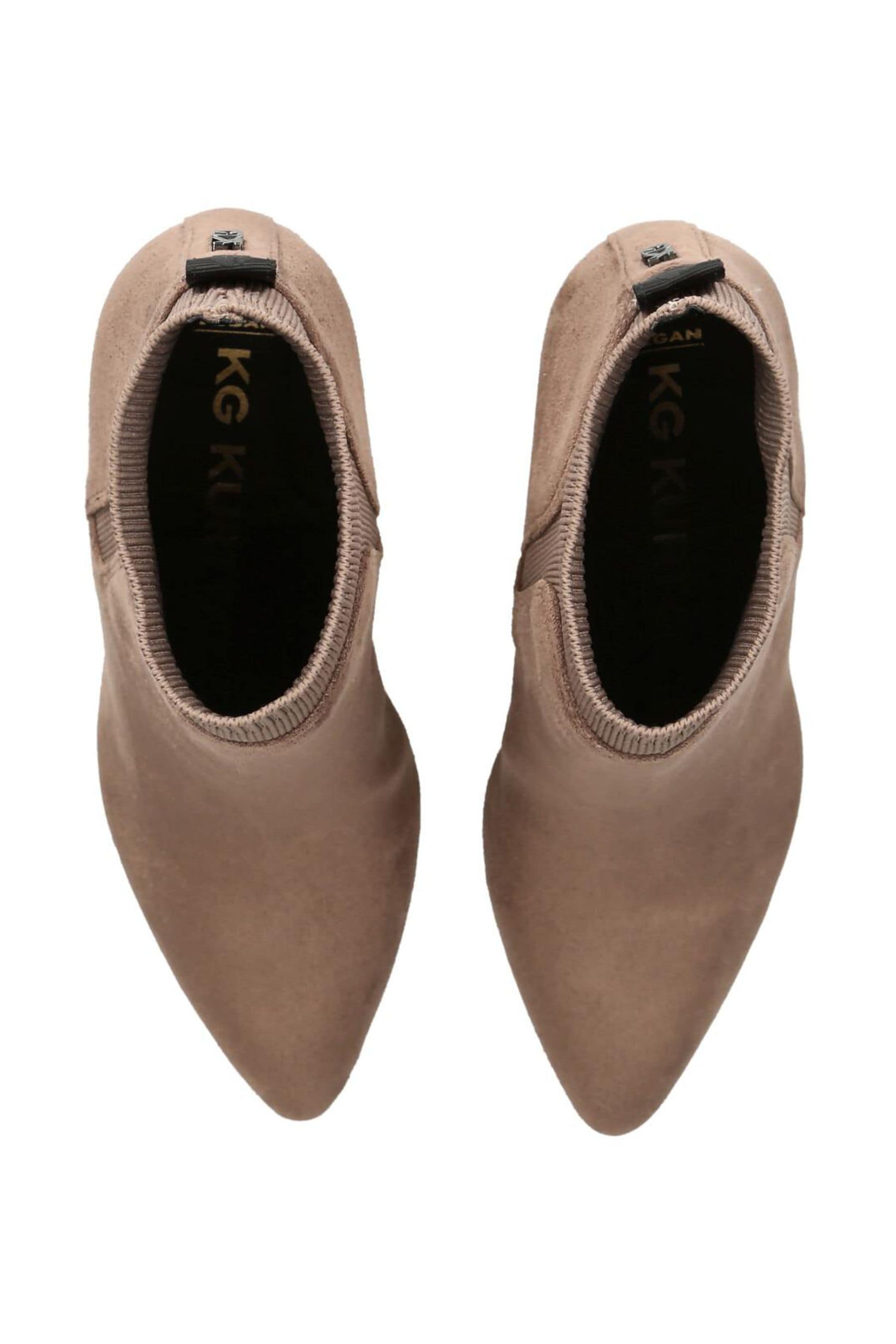 Kurt geiger tan terry pull on boot best sale