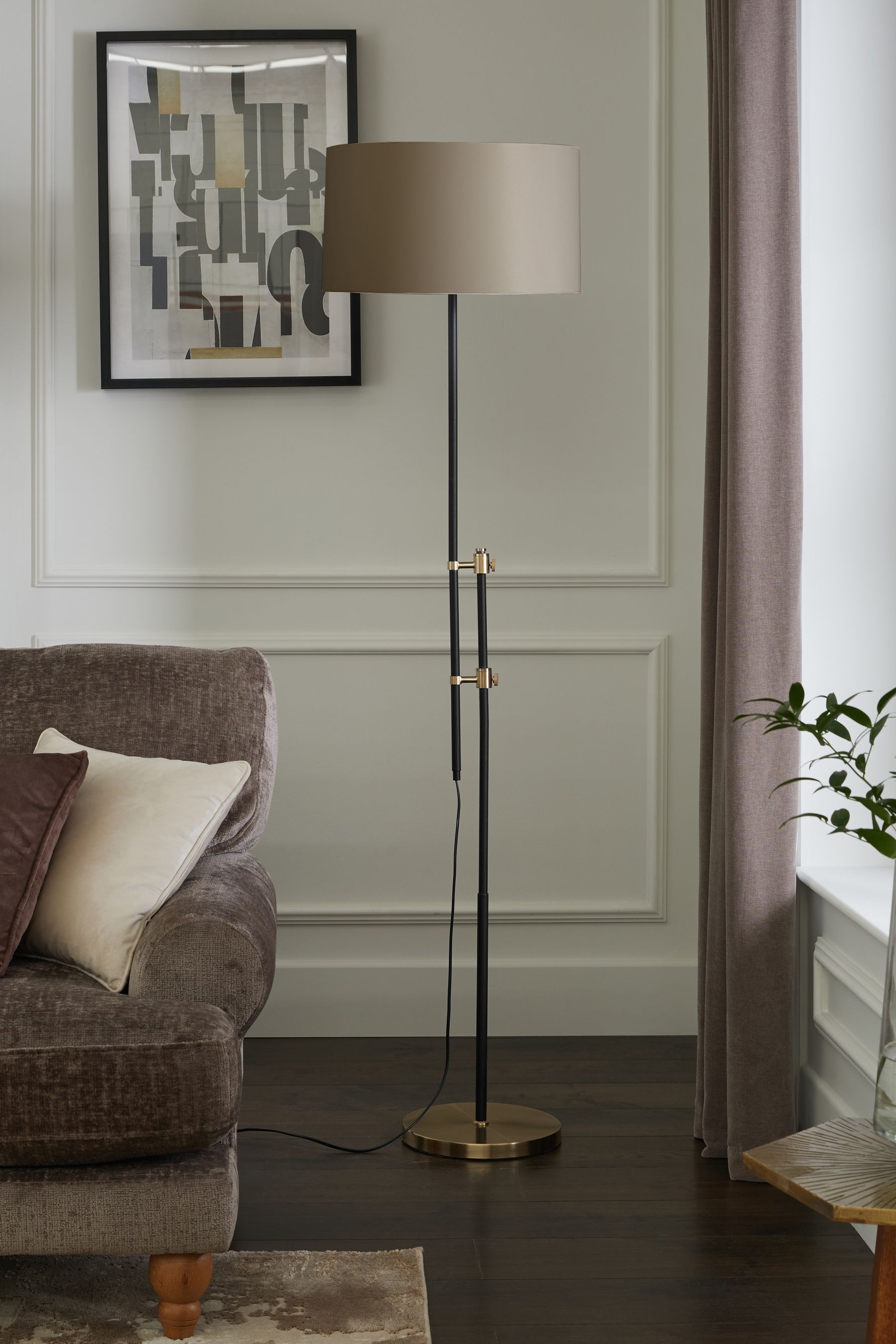 West elm black 2025 floor lamp