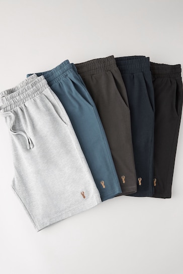 Black/Blue/Grey Core Lightweight Shorts 5 Pack