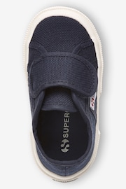 Superga Kids 2750 Hook and Loop Strap Canvas Pumps - Image 3 of 5