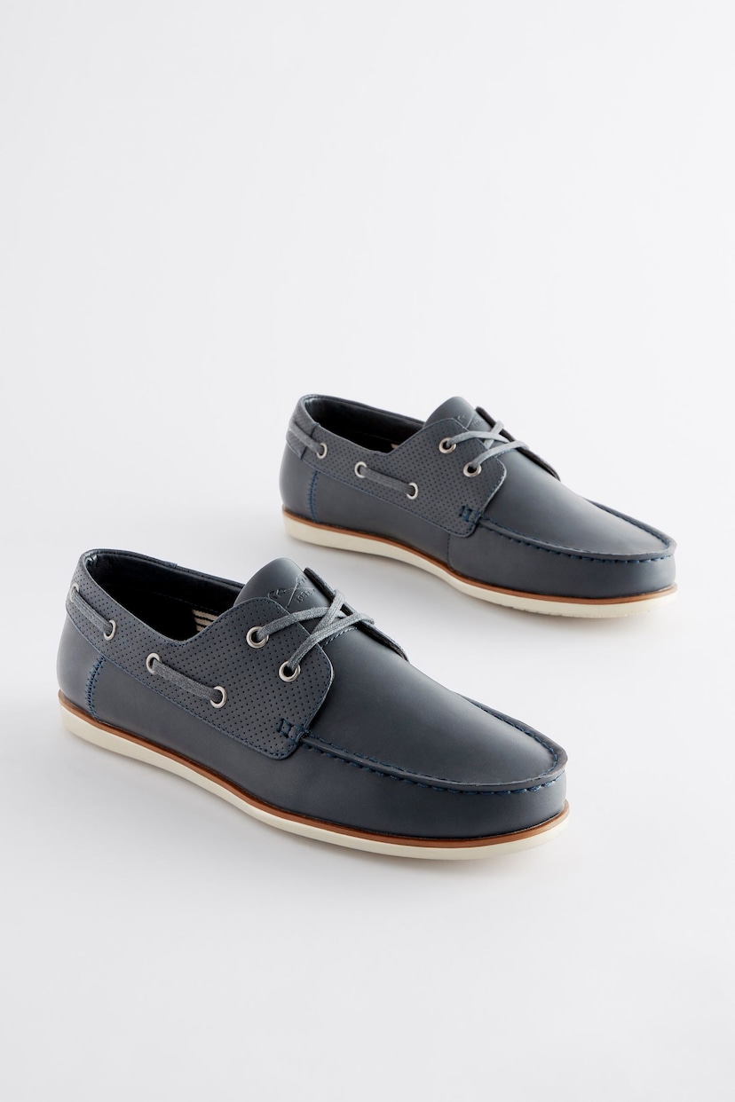 Navy Boat Shoes - Image 1 of 7