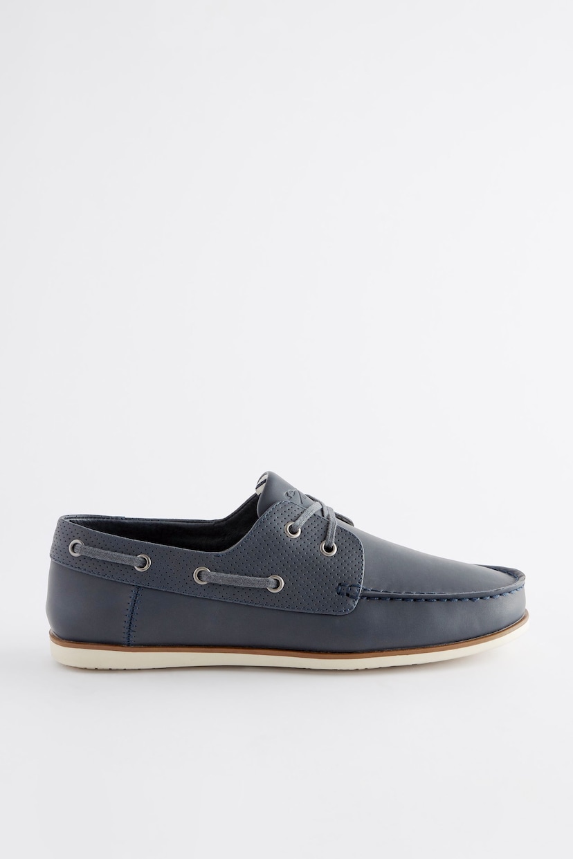 Navy Boat Shoes - Image 2 of 7