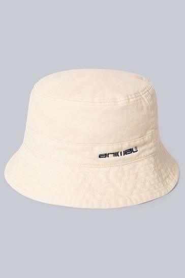 Animal Womens Cream Indie Organic Bucket Hat