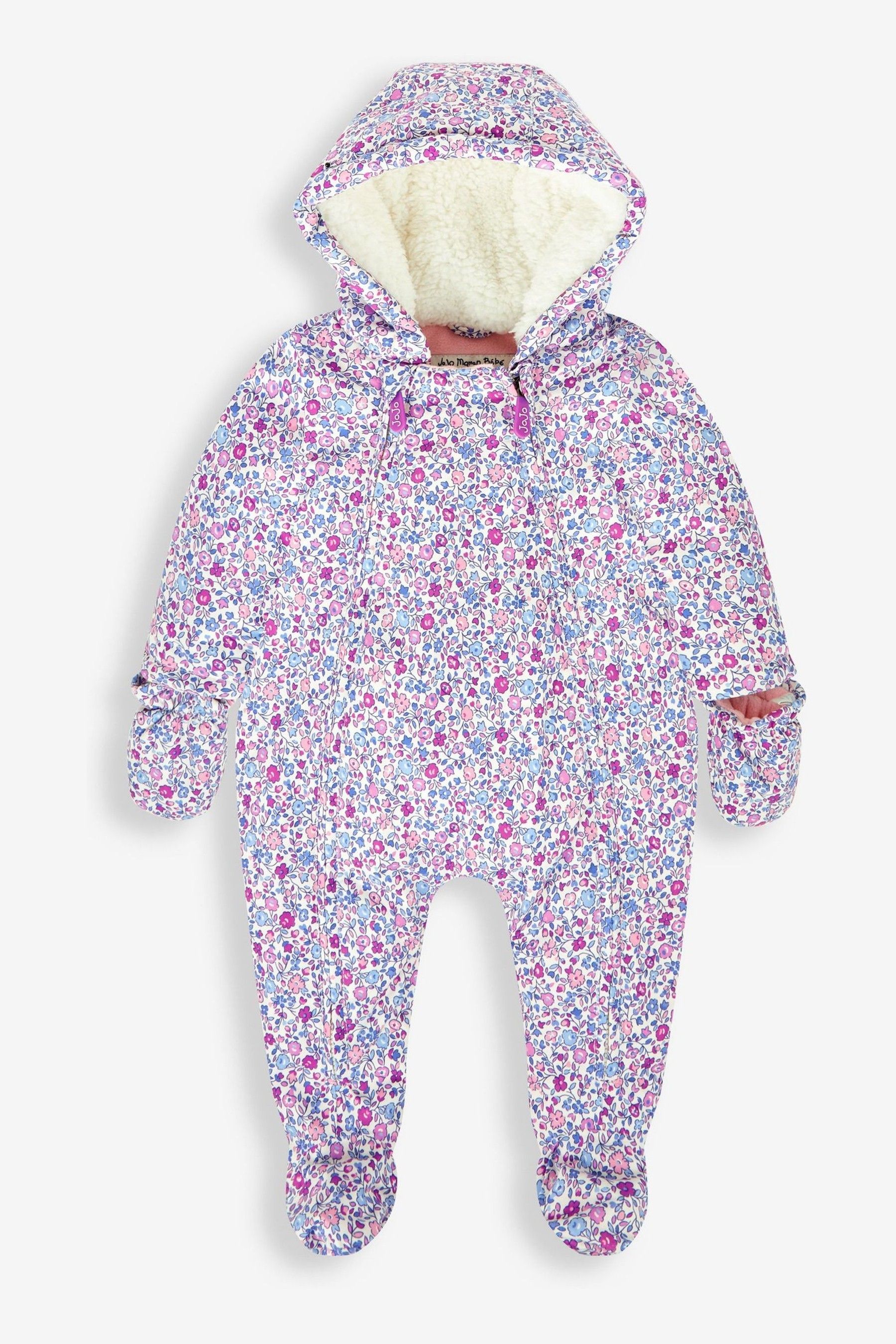 Buy JoJo Maman Bebe Ditsy Girls Ditsy Print Pramsuit from the Next UK online shop