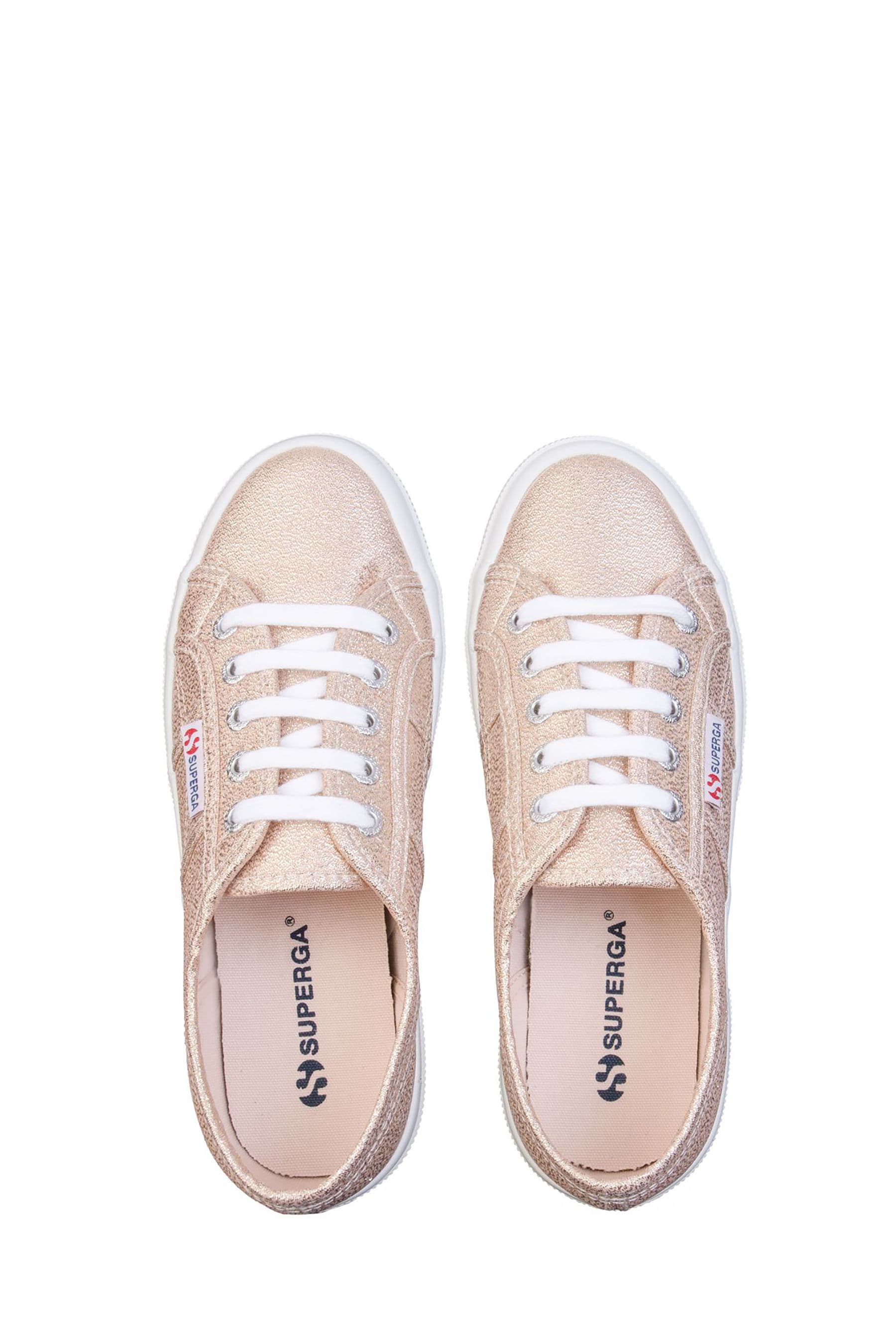Superga shimmer trainers sales