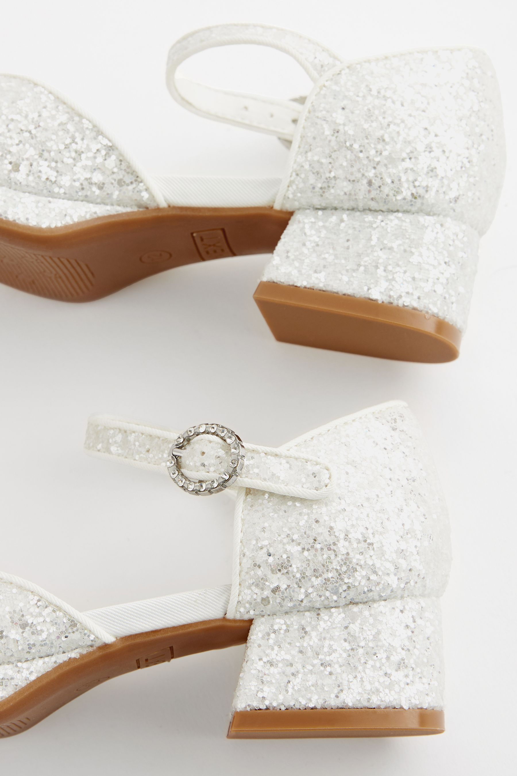 White glitter heels uk outlet