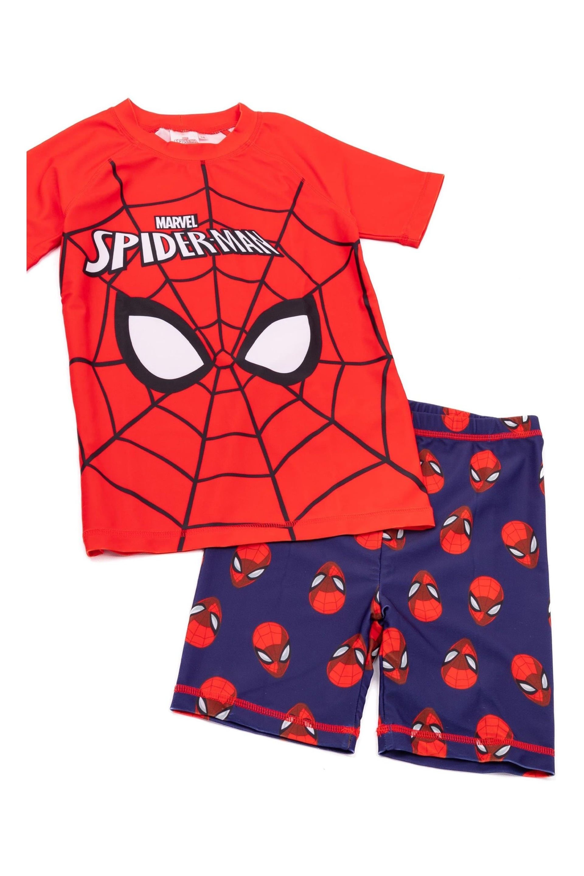 Vanilla Underground Red Spider-Man 2 Piece Swim Set - Image 2 of 5