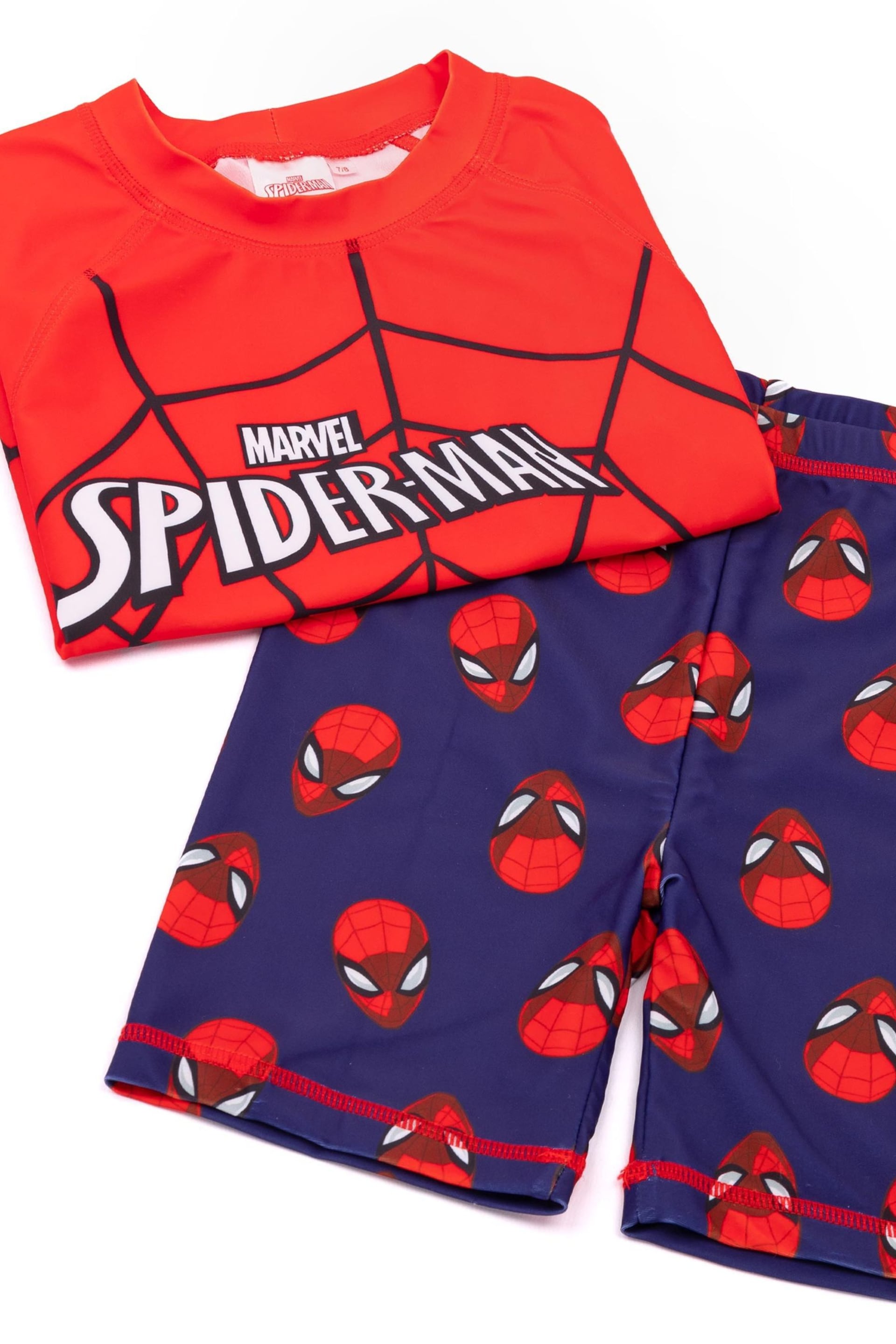 Vanilla Underground Red Spider-Man 2 Piece Swim Set - Image 3 of 5