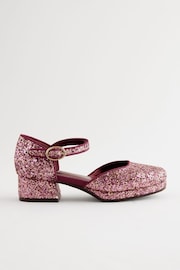 Purple Glitter Platform Heel Occasion Shoes - Image 4 of 8