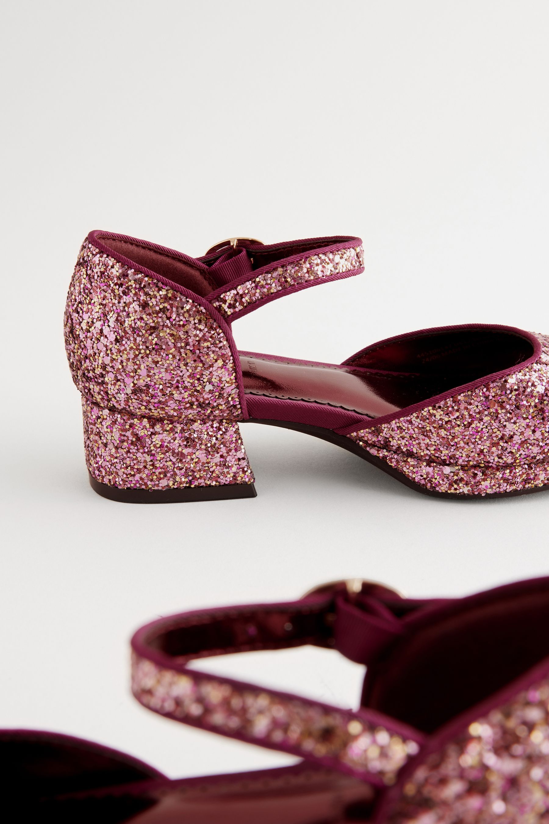 Purple glitter shoes uk clearance