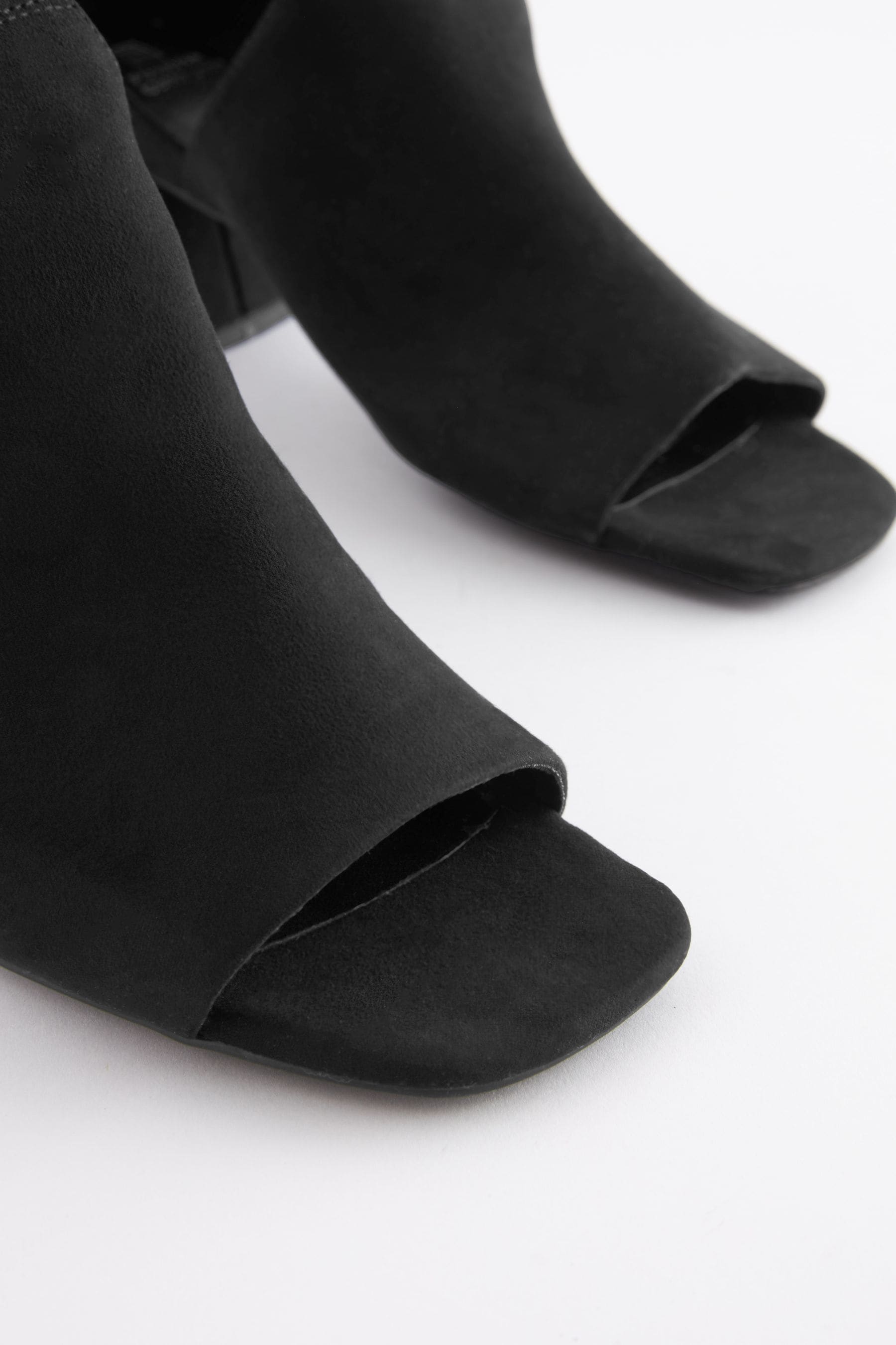 Open cut booties sale