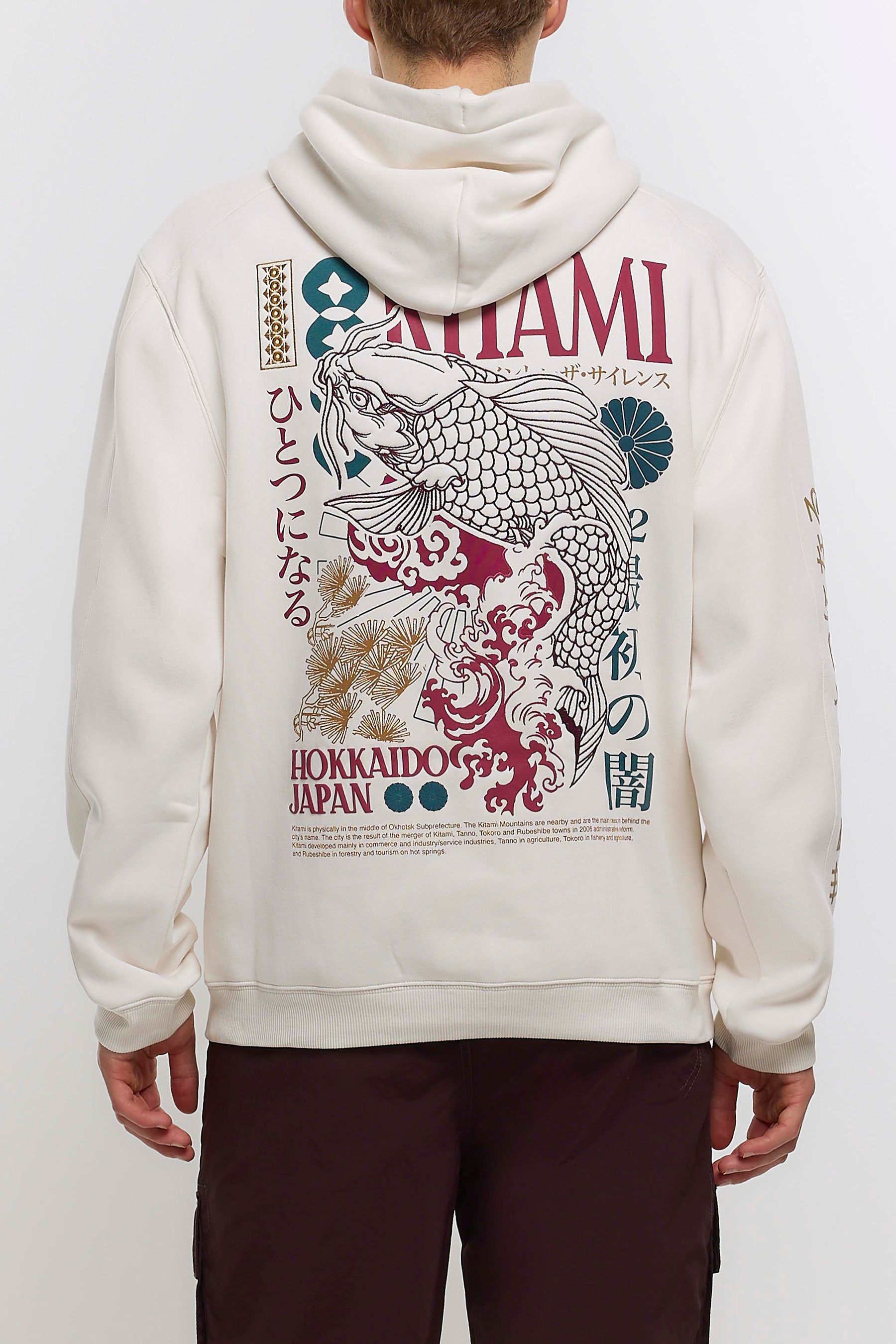 River island sales teddy hoodie