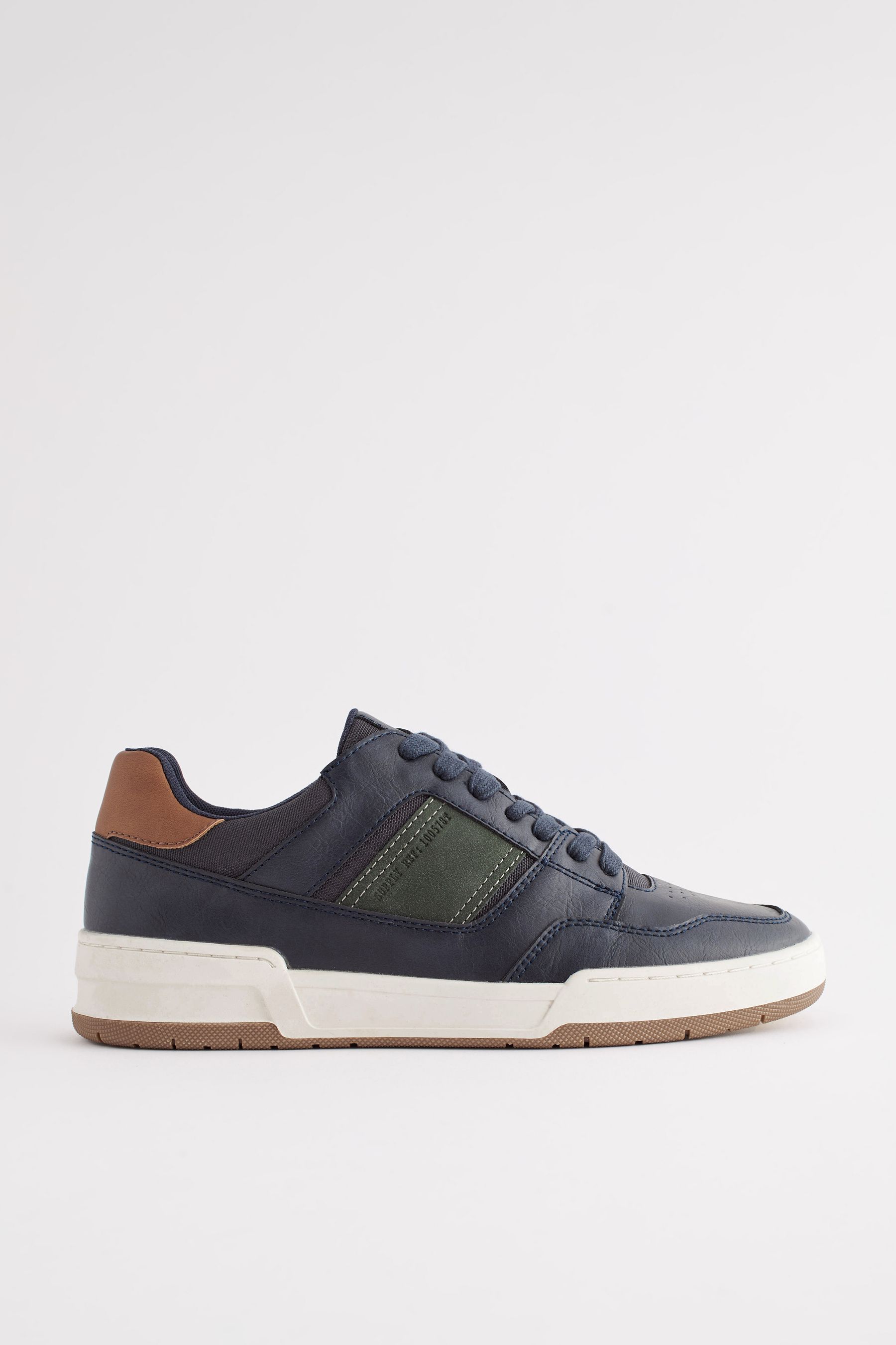 Mens navy smart trainers cheap