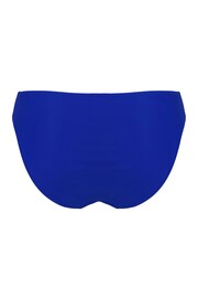 Pour Moi Blue Free Spirit Frill Waist Bikini Briefs - Image 5 of 5