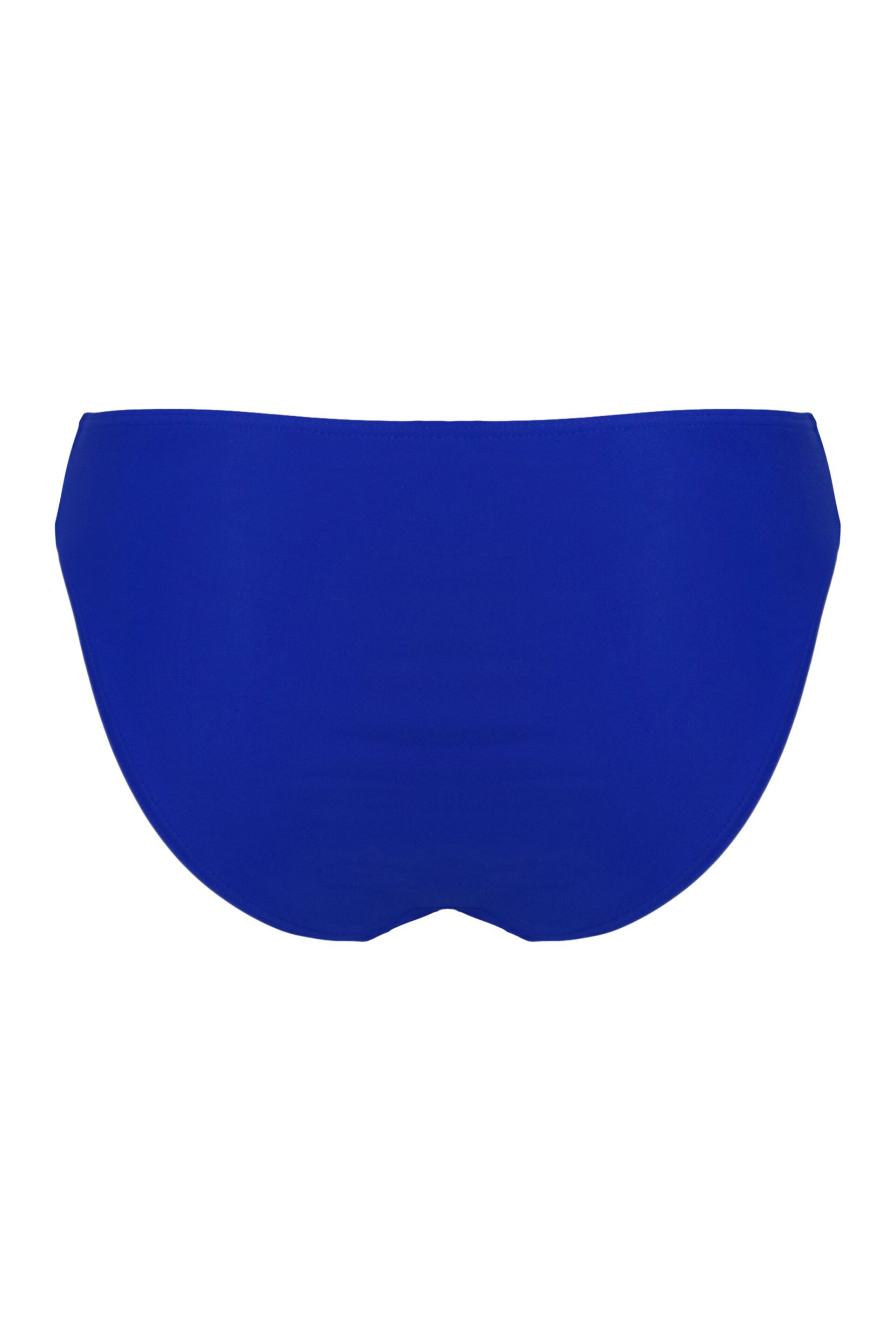 Pour Moi Blue Free Spirit Frill Waist Bikini Briefs - Image 5 of 5