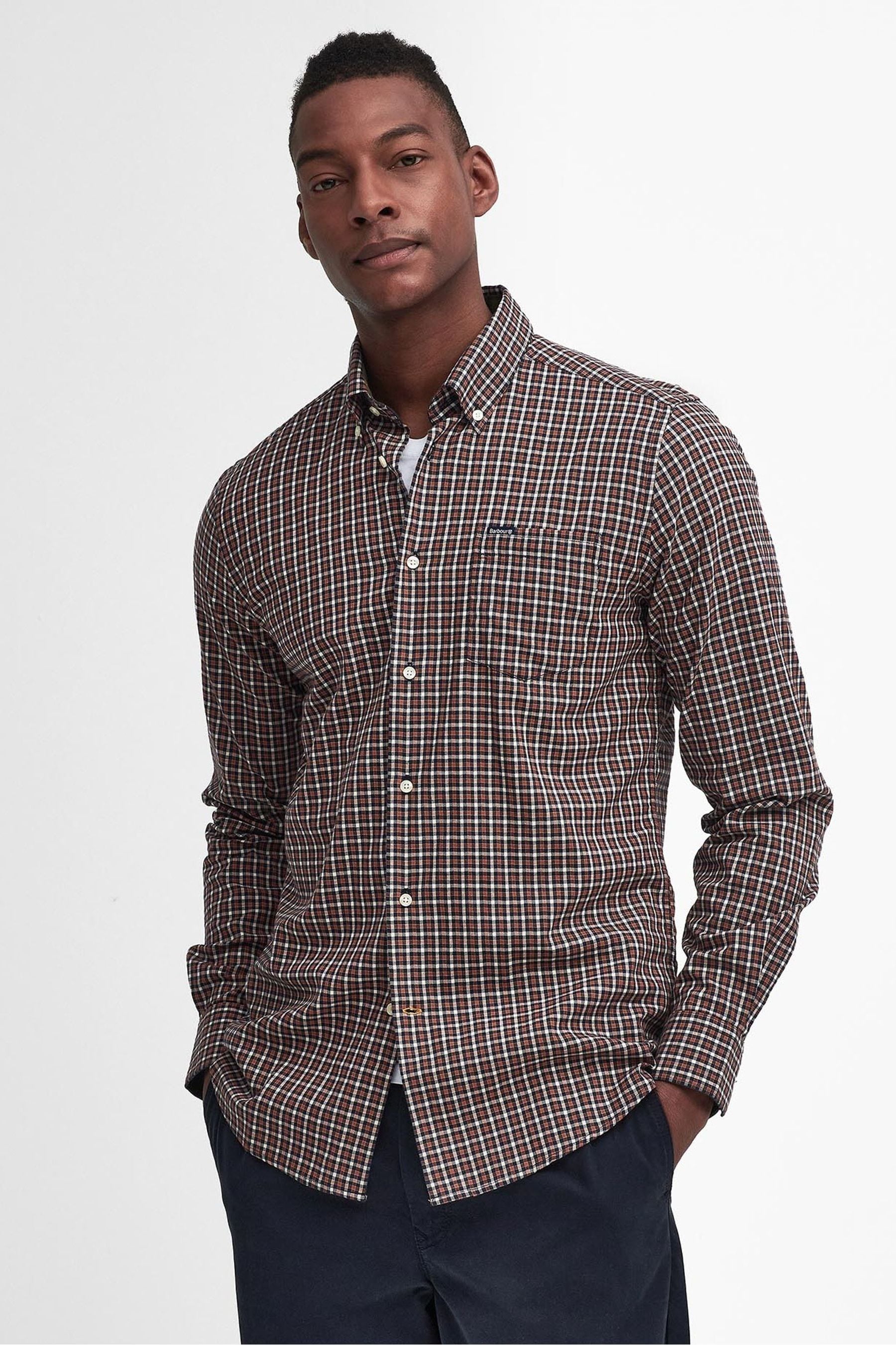 Buy Barbour Red Padshaw Gingham 100 Cotton Check Shirt from the Next UK online shop