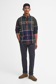 Barbour® Green 100% Cotton Dunoon Tartan Check Shirt - Image 3 of 6