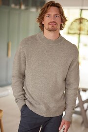 Light Grey Regular Wool Blend Knit Jumper - Image 1 of 9